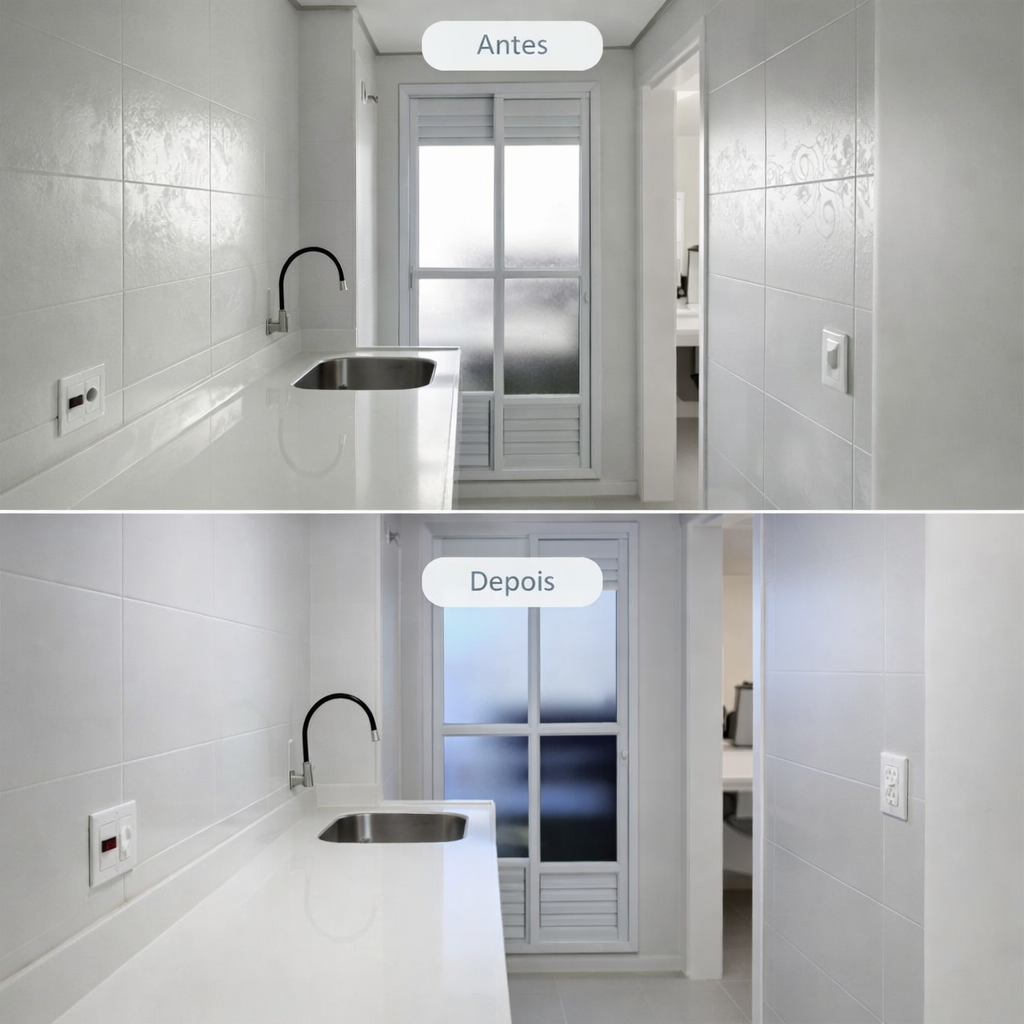 Limpeza de obra em ambiente interno